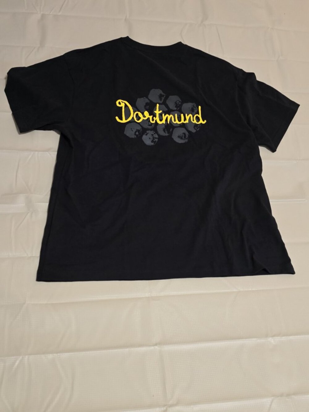 PUMA X Kidsuper Borussia Dortmund Black Graphic Crew Neck T-Shirt Men XL 782727 - Picture 3 of 6